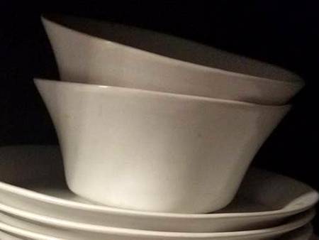 Round and Square Sugar Coupe Cereal Bowl