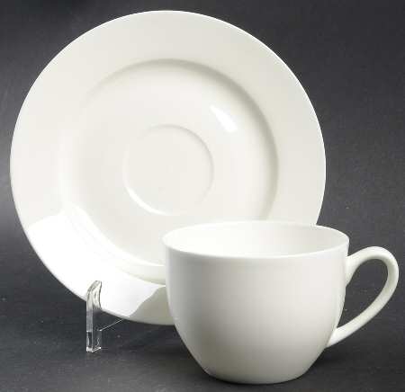Serenity Flat Cup & Saucer Set
