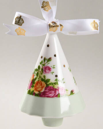 Old Country Roses (Christmas Tree) Tree Shaped Ornament