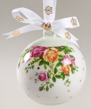 Old Country Roses (Christmas Tree) Bauble Ornament