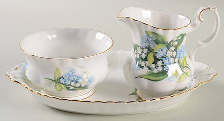 ROA260 Mini Creamer & Open Sugar with Tray