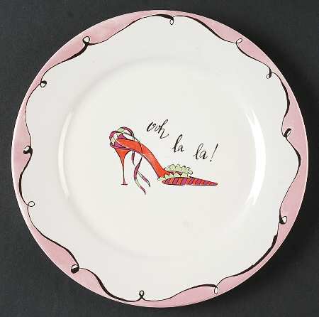 Haute Shoes Salad Plate