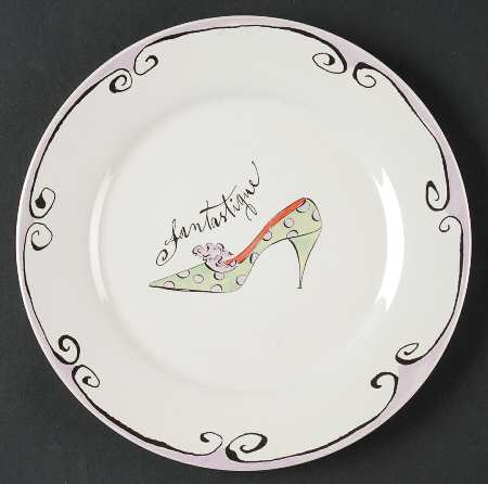 Haute Shoes Salad Plate