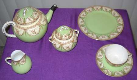 W4551 Green Salad Plate