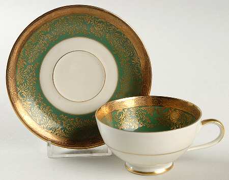 3166 Footed Demitasse Cup & Saucer Set