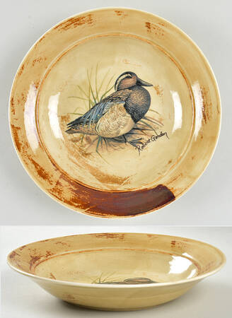 Birds Large Coupe Soup Bowl