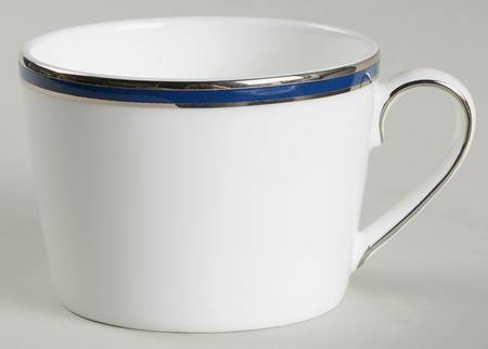 Signature Blue Flat Cup
