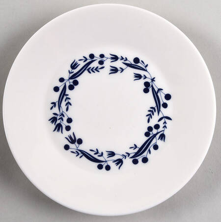 Fable Decorated Tidbit Plate