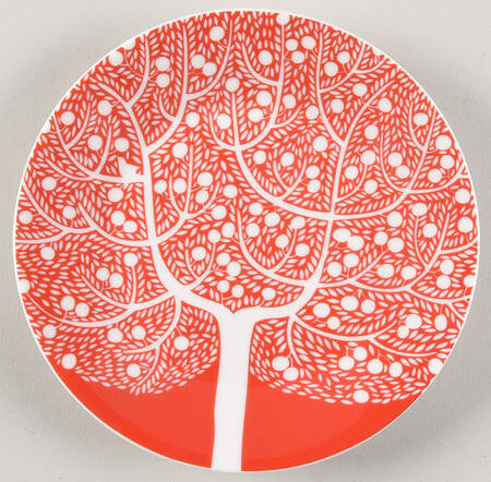 Fable Decorated Accent Tidbit Plate