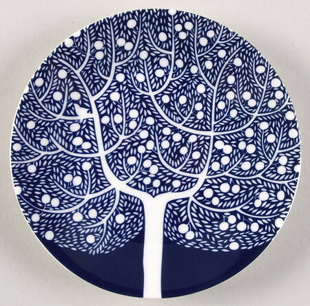 Fable Decorated Accent Tidbit Plate