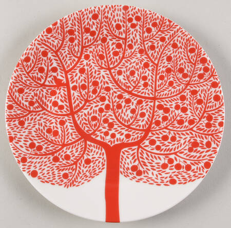 Fable Decorated Accent Salad Plate