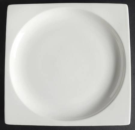 Mode White Square Dinner Plate
