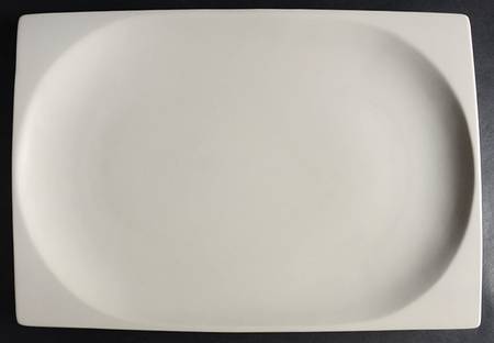 Mode Putty 15" Oval Serving Platter