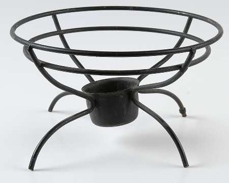 Red Wing Metal Stands Large Black Warmer Stand & Candle Cup