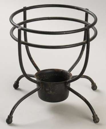 Red Wing Metal Stands Small Black Warmer Stand w/Candle Cup