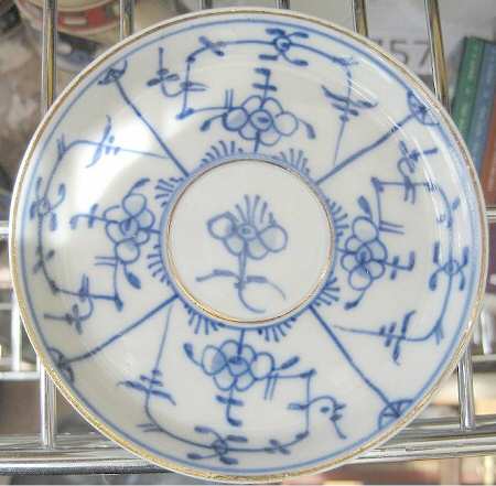 Chateau Blue Gold Trim Saucer