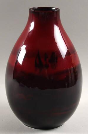 Flambe - Woodcut 8" Vase