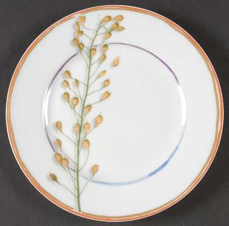 Nature White Salad Plate