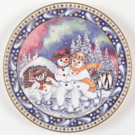 Christmas Tales Plate - Winter Waltz - No Box