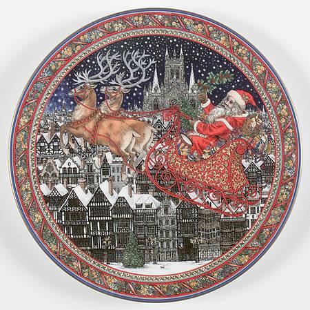 Christmas Tales Plate - Santa Claus - Boxed