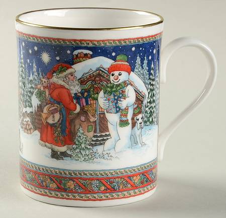 Christmas Tales Mug - Santa & The Snowman - Boxed