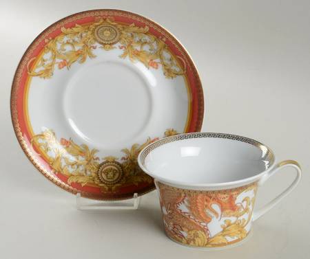 Asian Dream Flat Cup & Saucer Set