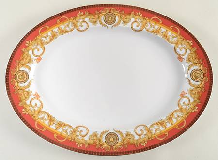 Asian Dream 15" Oval Serving Platter