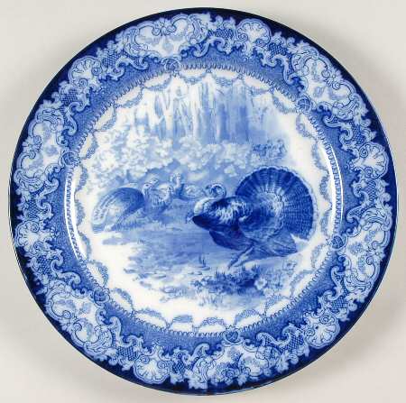 Watteau (Turkey Center) by Royal Doulton