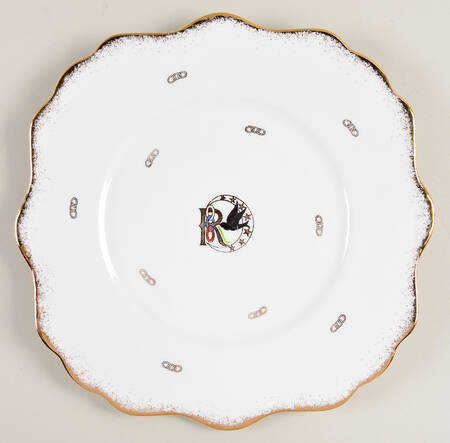 Rebekah Square Luncheon Plate