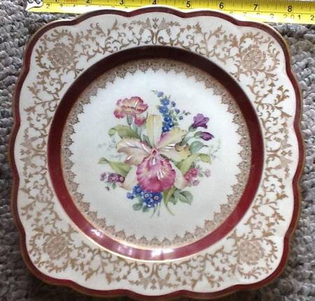 ROB460 Square Salad Plate