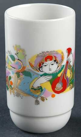 Concertina White 3" Vase