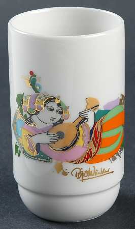 Concertina White 3" Vase