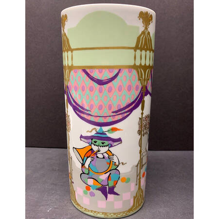 Thousand and One Nights White 9" Vase