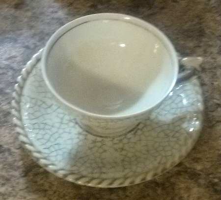 RUW32 Footed Cup & Saucer Set