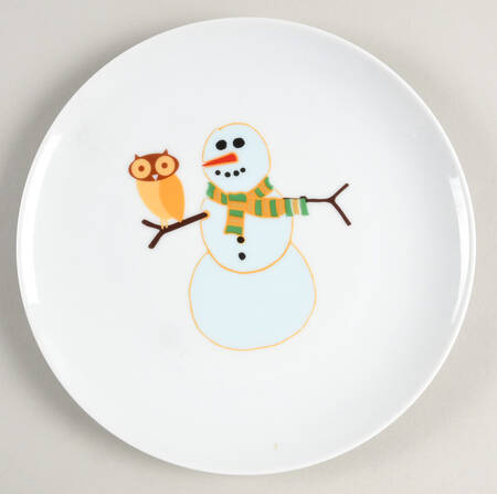 Holiday Hoot Salad Plate