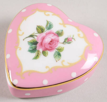 Cheeky Pink Heart Shape Box & Lid