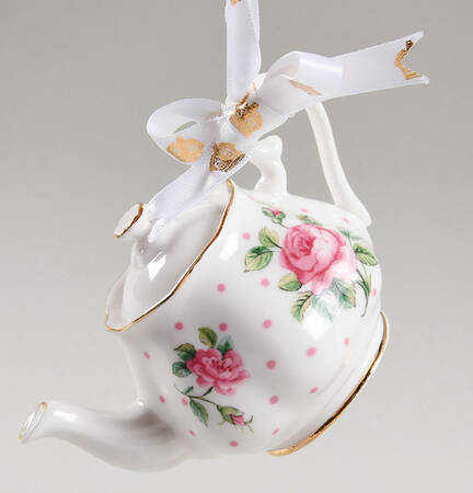 Cheeky Pink Teapot Ornament