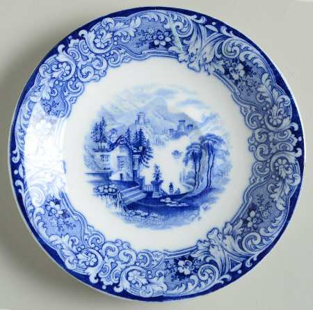 Geneva Blue (Smooth) Saucer
