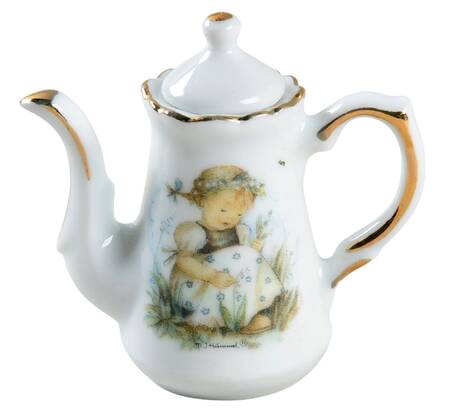 Lilly of the Valley Toy Coffee Pot and Lid
