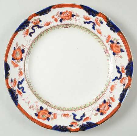 Festoon Red Luncheon Plate