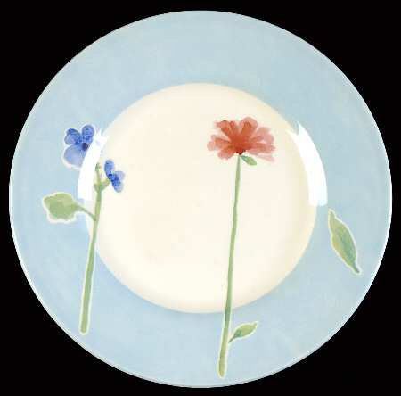 Watercolour Salad Plate