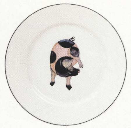 Black Bottom Pig by Rochard