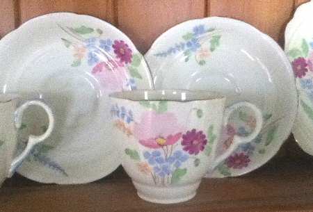 6416 Footed Cup & Saucer Set