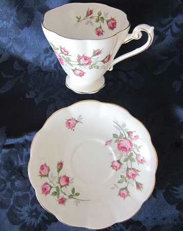 1841 Footed Cup & Saucer Set