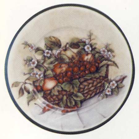 Baskets of Fruit Dessert/Pie Plate