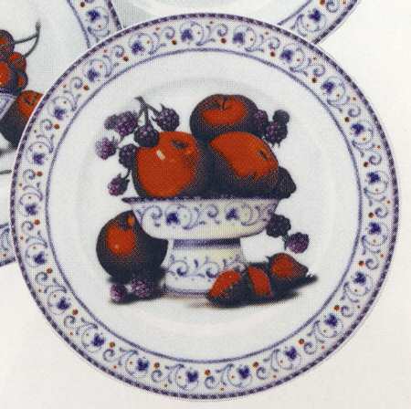Delicious Fruit Dessert/Pie Plate