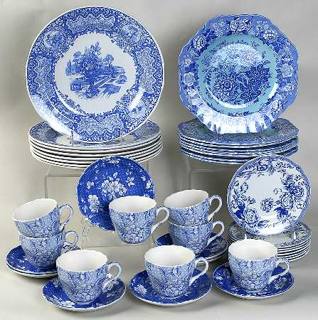 Estate Sets-China 40 Pc Set (8 5 Pc Place Settings)