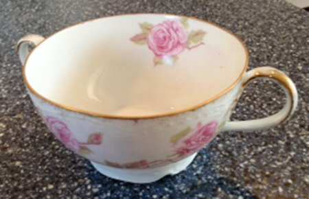 Miramare Footed Cream Soup Bowl