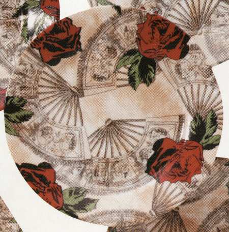 Antique Fans Dinner Plate