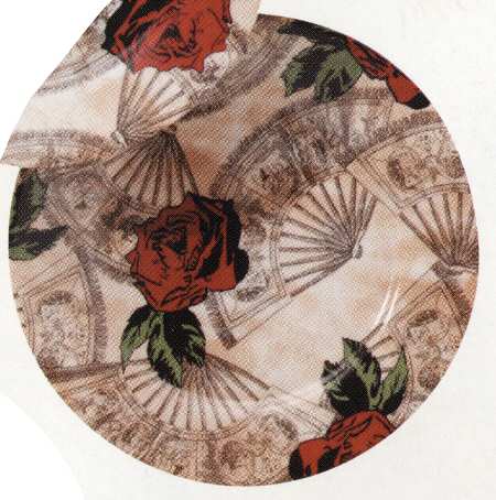 Antique Fans Dinner Plate